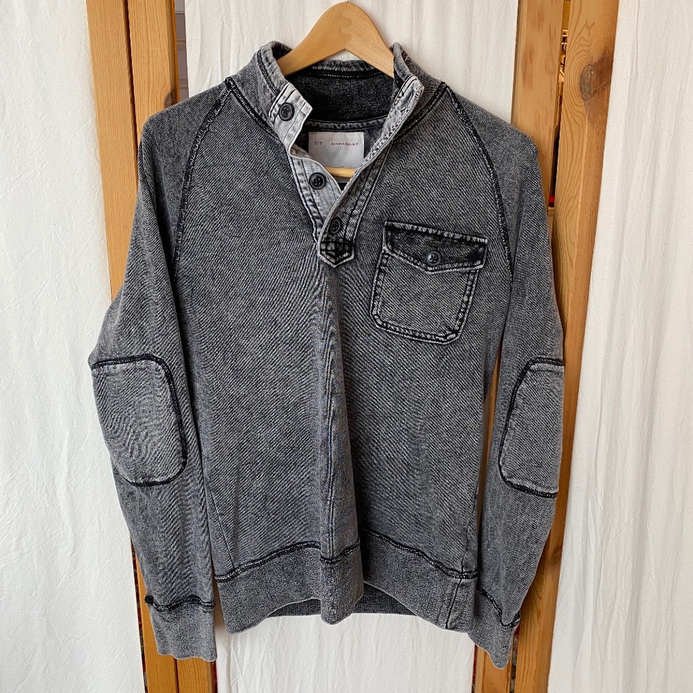 Banana Republic heritage collection stone wash sweater